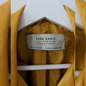 Zara Jackets & Coats - Mustard Cropped Moto Jacket Zara Jackets & Coats - Mustard Cropped Moto Jacket